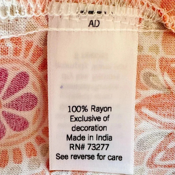 NWT CROFT & BARROW Women Sleeveless Pullover Keyhole Neckline Floral Shirt Sz XL - Picture 12 of 13